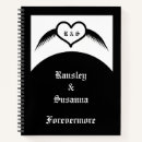 Search for gothic wedding notebooks Heart