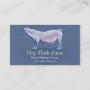 Search for pork business cards Hog