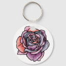 Search for rose tattoo key rings Flower