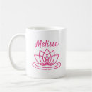 Search for pink lotus flower mugs Yoga