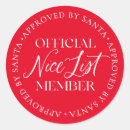Search for list stickers Santa's nice list