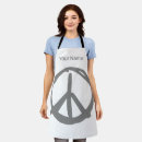 Search for peace symbol aprons Hippy