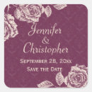 Search for magenta wedding stickers Dark pink