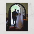 Search for elopement announcement postcards Bride and groom