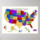Search for school map posters United states map