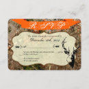 Search for hunting wedding rsvp cards Buck