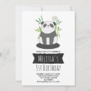 Search for black white panda invitations Cute