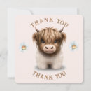Search for scottish thank you cards Scottish highland cow