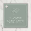 Search for wedding favour tags Sage green
