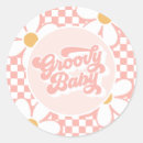 Search for pink daisy stickers Retro