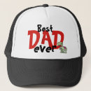 Search for red and black hats Dad