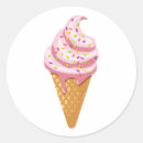 Search for waffle cone stickers Strawberry ice cream