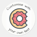 Search for glazed donut stickers Pink