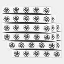 Search for black and white flowers wrapping paper Minimalist