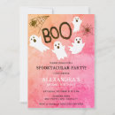 Search for pink halloween birthday invitations Cute