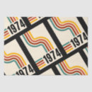 Search for 50th birthday tissue paper Retro
