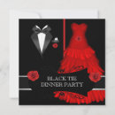 Search for dinner for two invitations Red