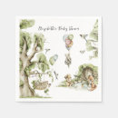 Search for watercolor bunny napkins Forest animals