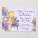 Search for lavender princess baby shower invitations Silver