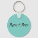 Search for hustle hustle key rings Typography