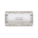 Search for silver gold return address labels Stylish