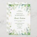 Search for botanical sweet 16 invitations Leaves