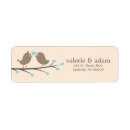 Search for love birds return address labels Chic
