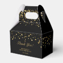 Search for black and gold favour boxes 50th birthday party