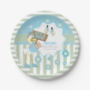 Search for white and baby blue stripes paper plates For kids