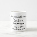 Search for graduation congratulation mugs Congrats graduate