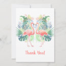 Search for flamingo thank you cards Palm leaves