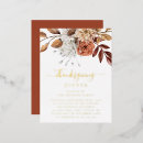 Search for foil thanksgiving invitations Floral