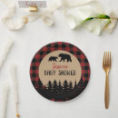 Search for flannel plates Baby shower