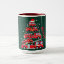 Search for truck design mugs Christmas tree