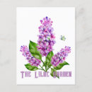 Search for fragrant postcards Lilac