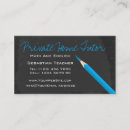 Search for home tutor business cards Teacher