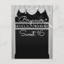 Search for hollywood glam invitations Sixteen