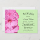 Search for green 21st birthday invitations Floral