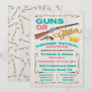 Search for guns or glitter gender reveal Rustic