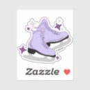Search for ice skating party stickers White