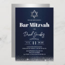 Search for silver bar bat mitzvah invitations Typography