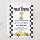 Search for car birthday invitations Retro