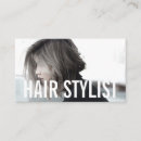 Search for photo business cards Hair stylist
