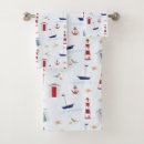 Search for nautical bath towels Sail boat