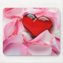 Search for rose heart mousepads Valentine