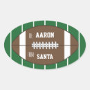 Search for football shaped stickers For kids