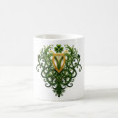 Search for irish harp mugs Shamrocks