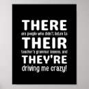 Search for funny teacher posters Grammar