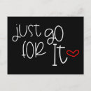 Search for go for it postcards Inspirational quote