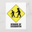 Search for sasquatch postcards Yeti